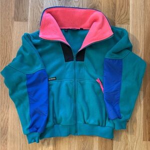 Vintage Columbia Wizbang color block fleece. men’s XL